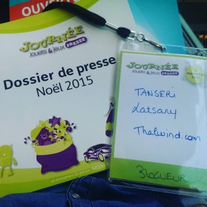 Badge Thalwind pour la Journée Press Jouets et Jeux