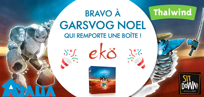 Le gagnant du concours Ekö 