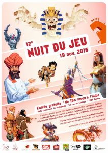 12e Nuit du Jeu organisée par Joca