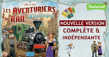 Days of Wonder annonce la sortie des Aventuriers du Rail – Allemagne Les Aventuriers du Rail — Allemagne