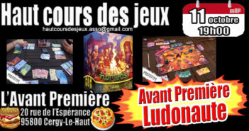 Cergy Le Haut (95) – Soirée jeux : mercredi 11 octobre