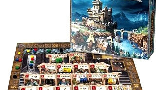 Lancez les dés sur Kingsburg Le coffret de Kingsburg