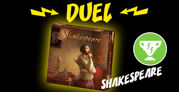 Résultats du duel Love Letter et Shakespeare