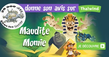 Maudite Momie 20000 jeux sous les livres présente Maudite Momie