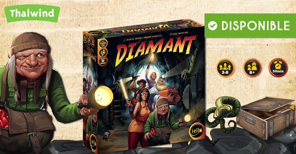 Sortie du jeu Diamant – Iello