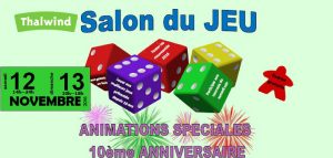 Salon du Jeu - 12 et 13 Novembre en Alsace