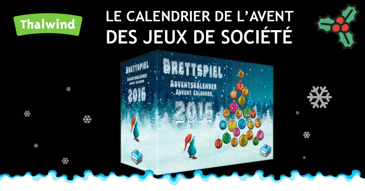 Calendrier de l’Avent des jeux de société