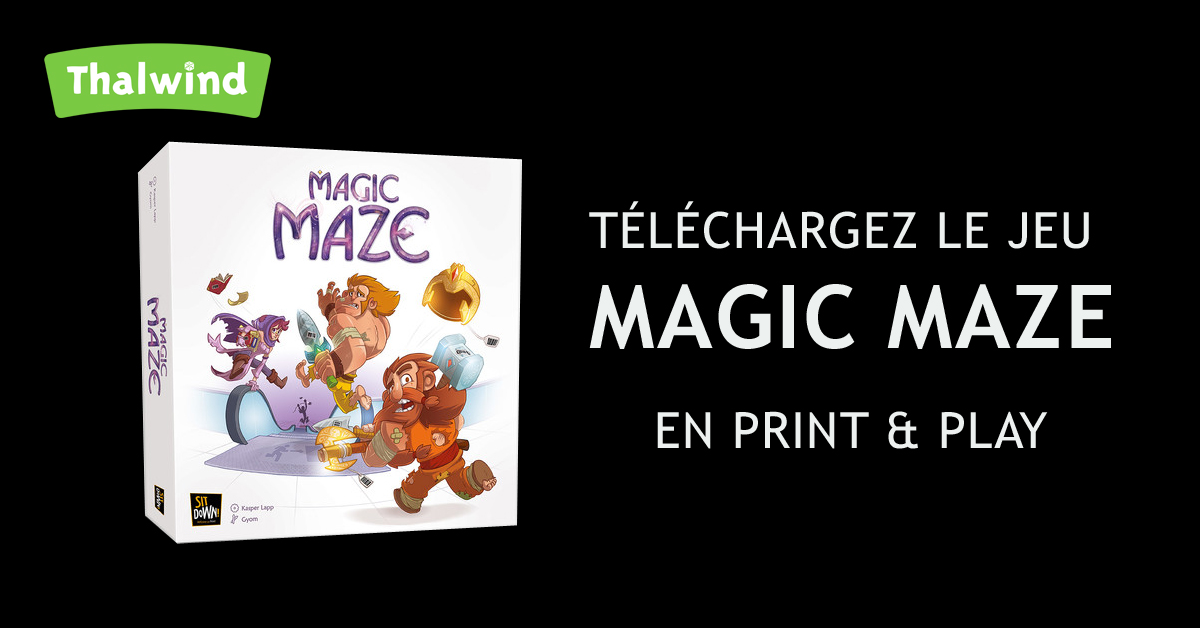 Un Print & Play pour découvrir Magic Maze