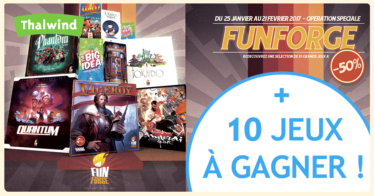 La 3ème démarque des soldes chez Funforge