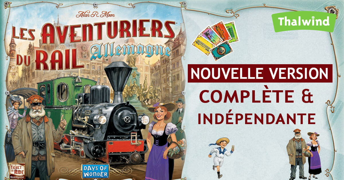 Days of Wonder annonce la sortie des Aventuriers du Rail – Allemagne