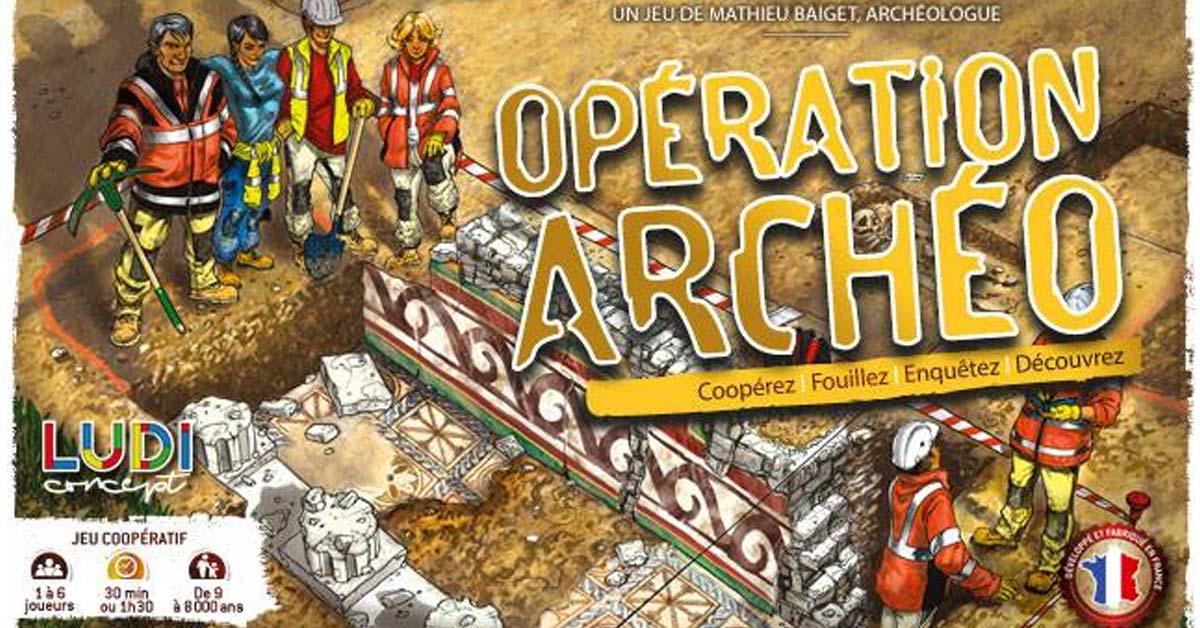 Opération Archéo, jeu coopératif sur l’Archéologie