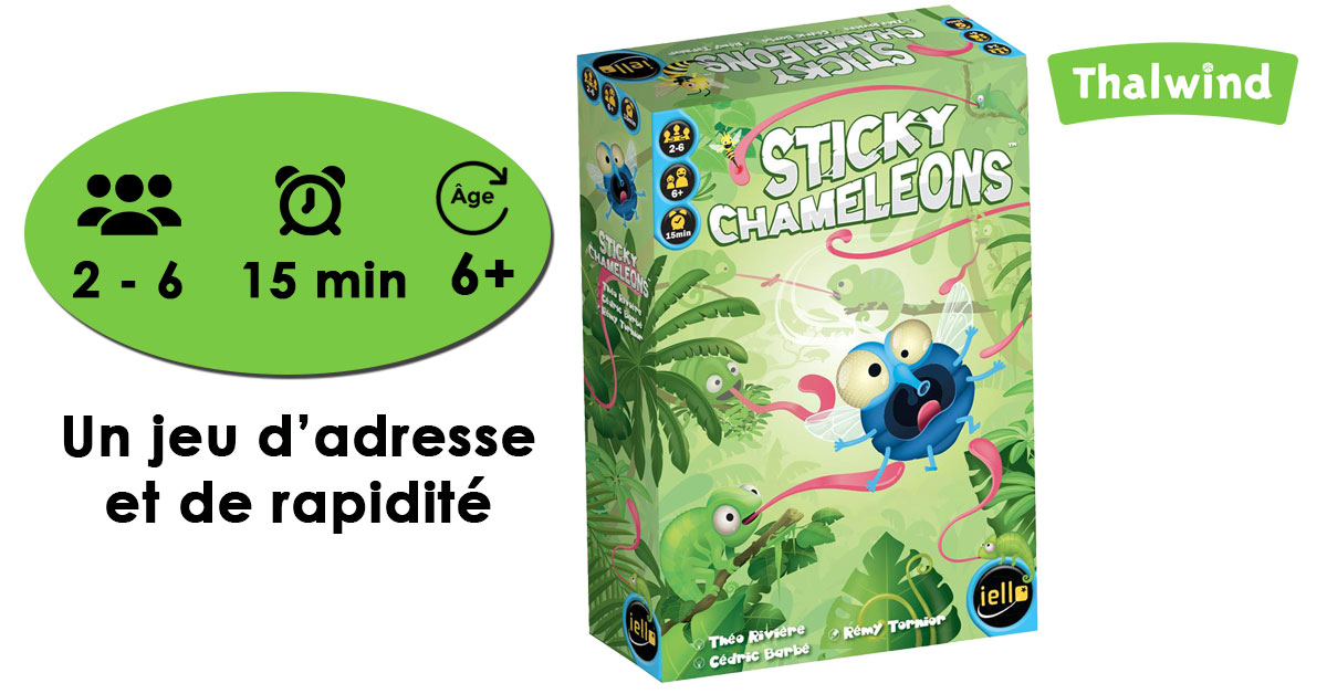 Sticky Chameleons de Iello