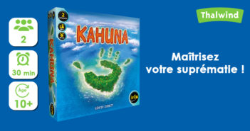 Kahuna, jeux à 2 joueurs de Iello Kahuna et la suprématie