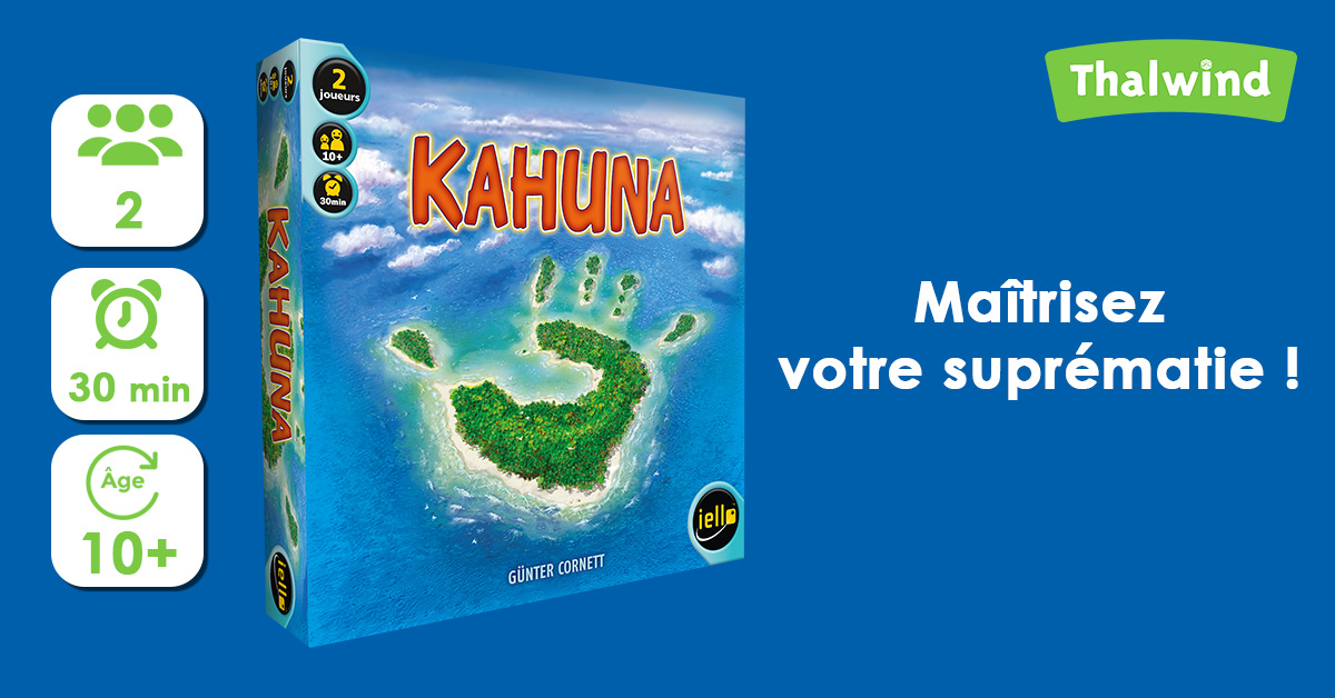 Kahuna, jeux à 2 joueurs de Iello