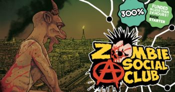 Zombie A Social Club, un jeu de cartes à succès sur Kickstarter Zombie A-social Club