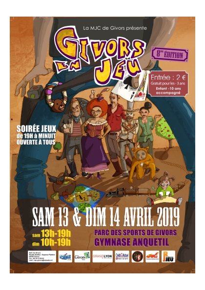 GIVORS EN JEU – 8ème édition – 13 & 14 Avril