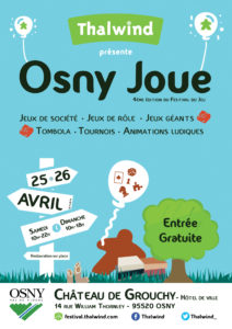 L'affiche de la 4ème édition du festival Osny Joue