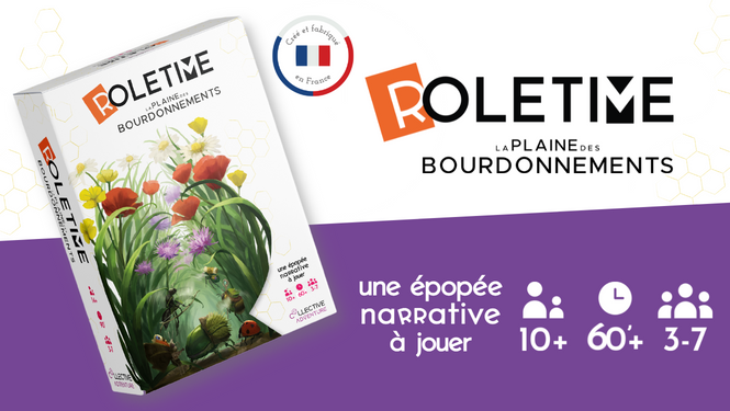 ROLETIME – La Plaine des Bourdonnements : la biodiversité et les insectes à travers un jeu de rôle !