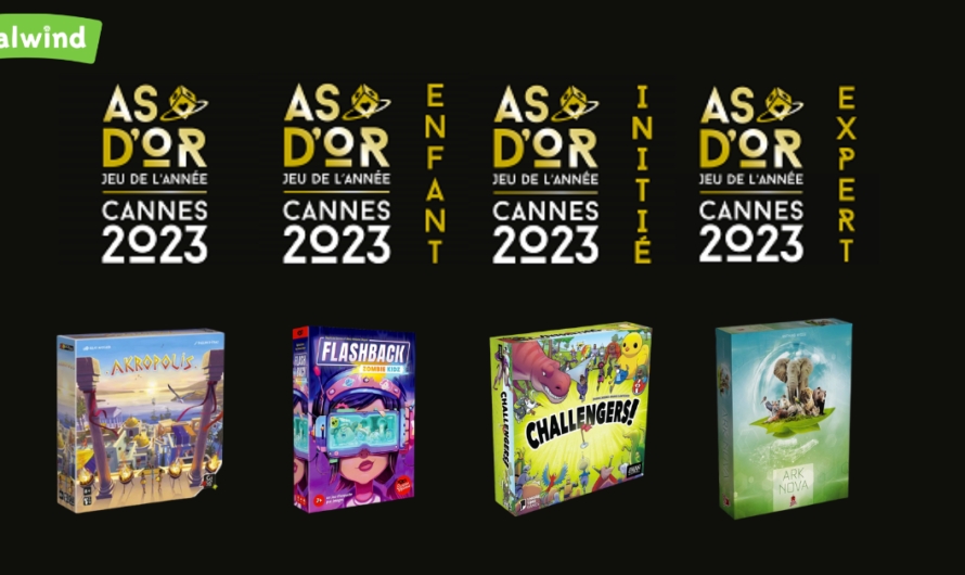 Les jeux As d’Or Jeu de l’année 2023